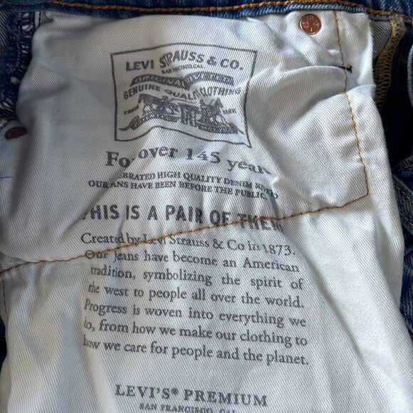 Levi’s Hi-Ball Roll Logo Stripe Jeans - Picture 8 of 9